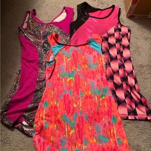Vibrant Gymnastics Leotards Set